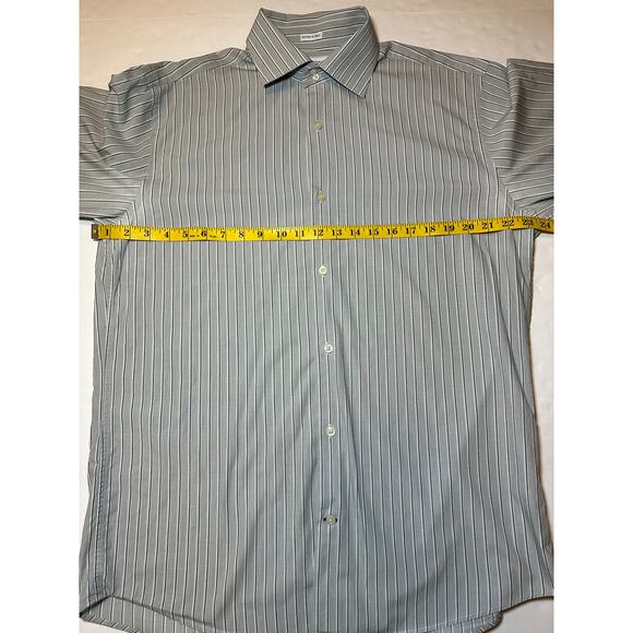 Banana Republic Fitted Woven in Italy French Cuff Dress Shirt Mens 16-16.5 L - Picture 4 of 6